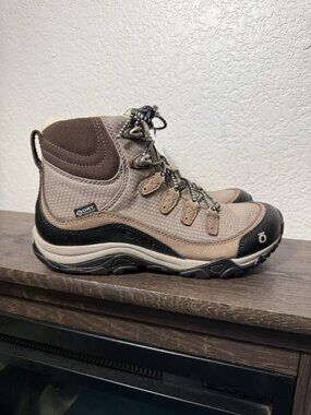 Oboz Juniper Hiking Boots Women's 6.5 Brown Nature Outdoors Waterproof Mid B-Dry
